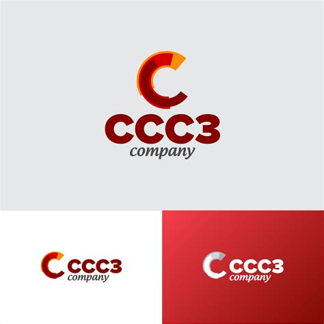 CCC Letter Initial Logo Design Vector Illustration Stock Vector ...
