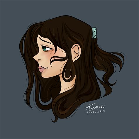 Annie Cresta [art by me] : r/Hungergames
