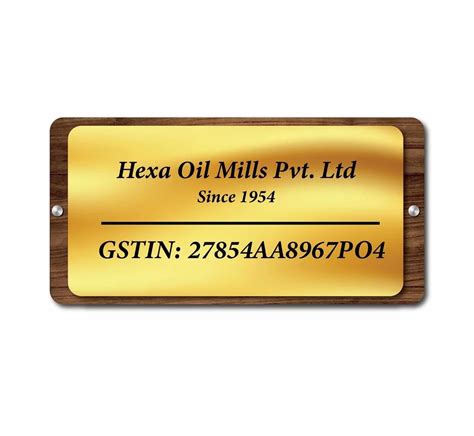 Name Plate - Acrylic 3D Name Plate Manufacturer from Madurai