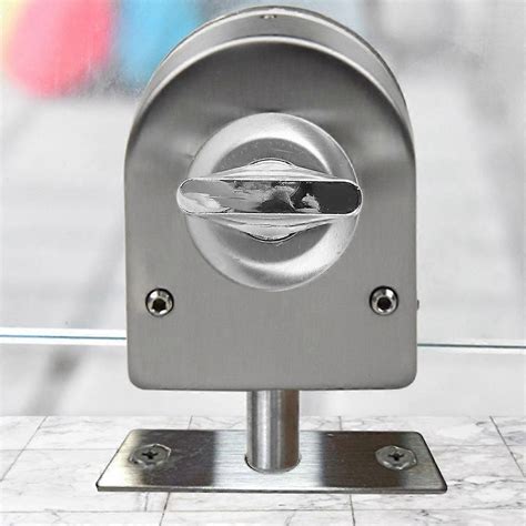 Glass Door Floor Lock Single Bolt Keyless Anti-Theft Locks Door Slide ...