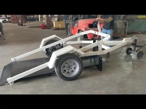 Image result for Ground Level Loading Motorcycle Trailer