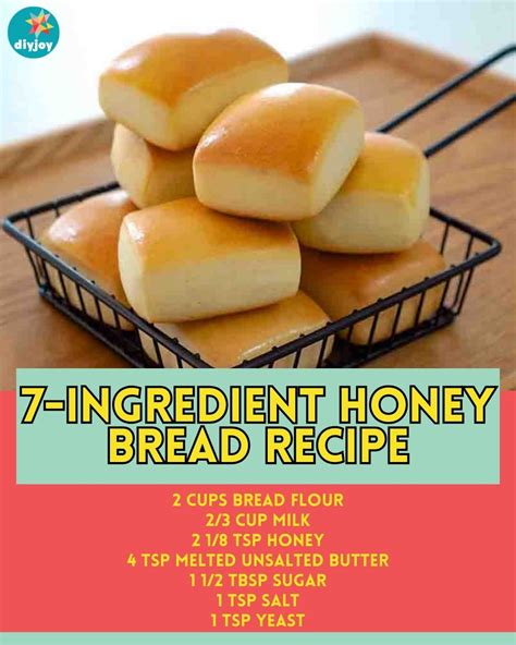 7-Ingredient Honey Bread Recipe - DIY Joy