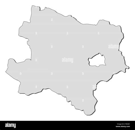 Map of Lower Austria, a state of Austria Stock Photo - Alamy