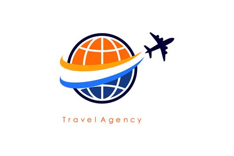 Travel Agency Logo Template | Illustrator Templates ~ Creative Market