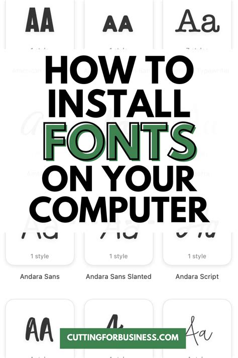 How to Add Fonts to Computer 的图像结果