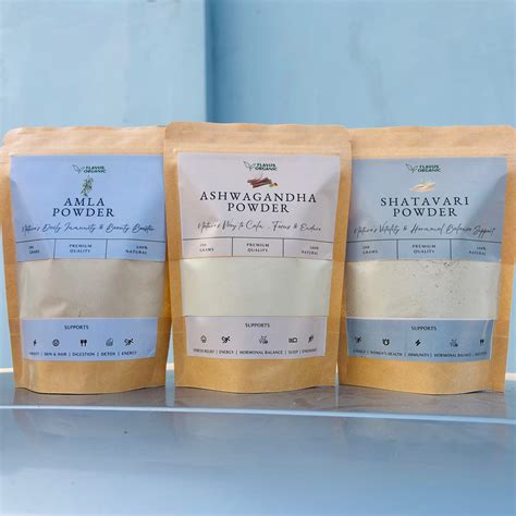 Flavus Organic Strength & Stamina Pack | Naturyal Energy Support