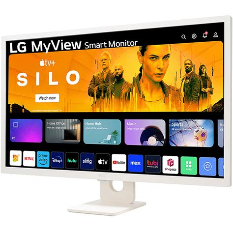 LG 32SR50F MyView Smart Monitor Full HD IPS Display 32" ThinQ Home Das ...