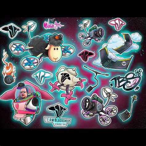 TBS STICKERS - MR. WIGGLESFPV – RC Mumbai