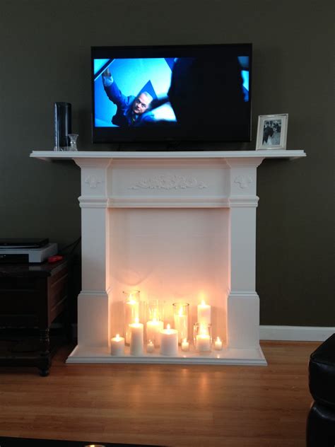 DIY Faux Fireplace/TV Stand | Rustic Home Decor