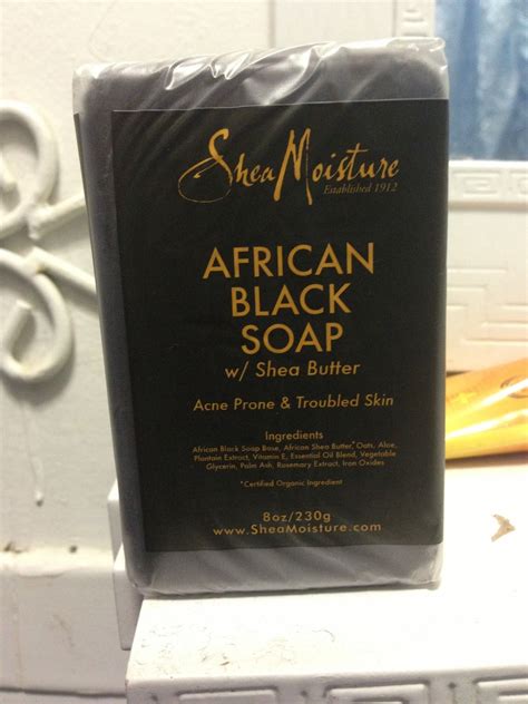 His Life Style Blog: Shea Moisture African Black Bar Soap Review