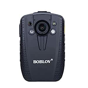 Buy BOBLOV Security Police DVR Body Worn Camera 1296P 14MP FHD Video ...