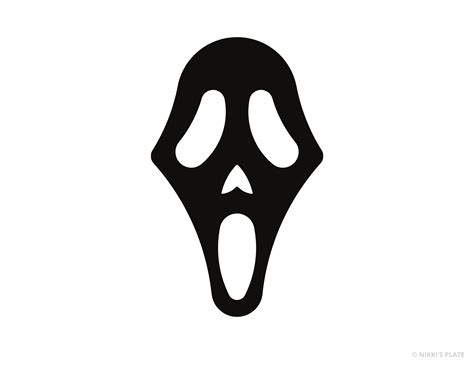 Ghostface Pumpkin Carving Template Free - Printable Free Templates