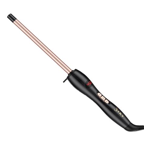 3/8 Inch Curling Wand Irons for Short&Long Hair, 9mm Thin Curling Iron ...