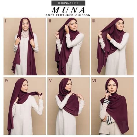 Image result for Simple Hijab Tutorial