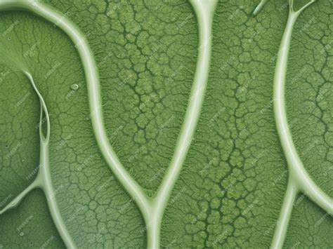 Premium AI Image | leaf veins plant texture leaf epidermis plant veins ...
