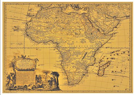 1737 German Map | Showing the Kingdom of Judah on the West Coast of Africa. Size A1 - Etsy