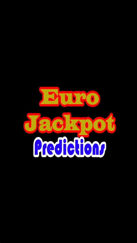 eurojackpot predictions