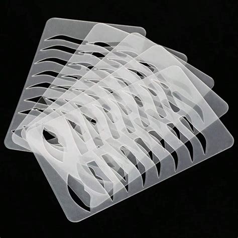Microblading Reusable Practice Stencil Eyebrow & Lips Template Shape ...