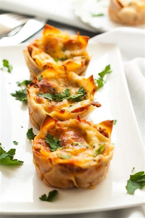 Mini Lasagna Cupcakes   Recipe (With images)   Lasagna  