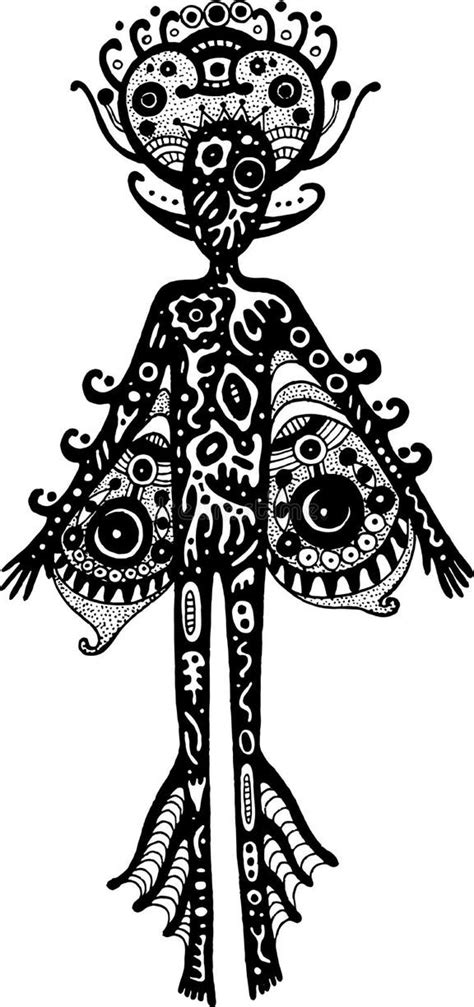 Alien Cartoon Line Art 的图像结果