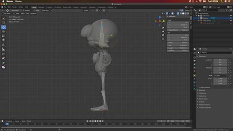 Rigify to Unity 的图像结果