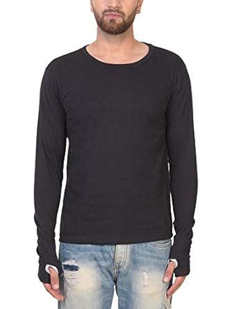 Buy PAUSE Sport Men's Solid Regular Fit T-Shirt (PACT12171176-BLK-XXL ...