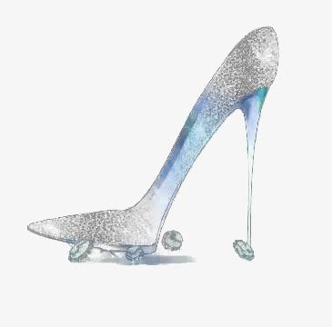 灰姑娘水晶鞋银色水钻婚鞋新娘鞋尖头高跟鞋细跟婚纱鞋单鞋-阿里巴巴