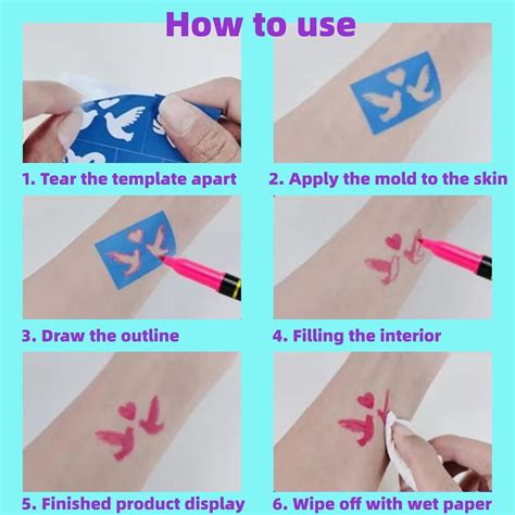 Wxfhtda Temporary Tattoo Markers for Skin, 10-Count Body India | Ubuy