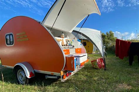 My Tiny Camp : une mini-caravane Teardrop française, fabriquée avec des ...