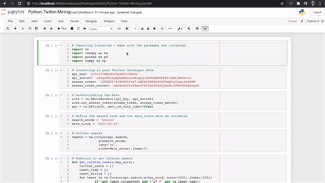 How to Extract Twitter Data Using Python 的图像结果