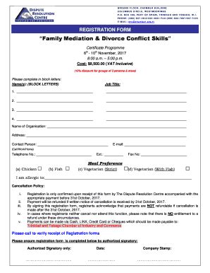 Family Mediation & Divorce Conflict Skills - Trinidad & Tobago ...