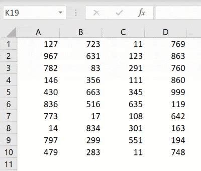 Excel How to Select Multiple Different Cells 的图像结果