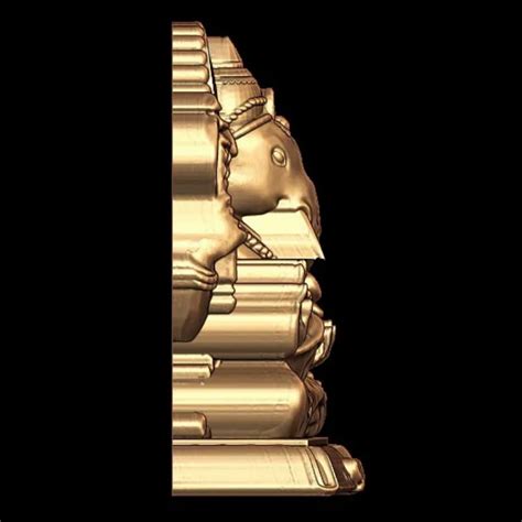 Lord Ganesha 3D Model - Divine 3D Printing Art