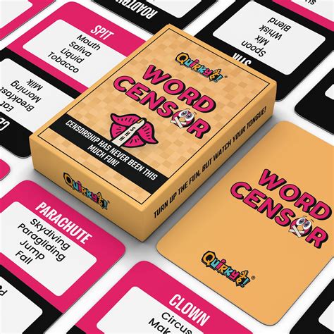 Word Censor Game For Friends & Family | Perfect for Parties and Game ...