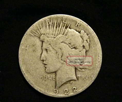 1922 - D Peace Silver Dollar Coin