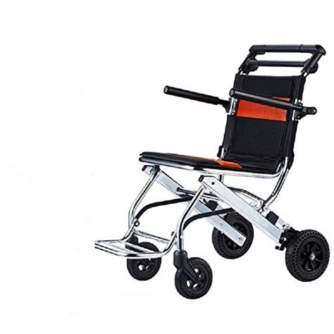 urge medical Portable Folding Wheelchair, Travel Wheelchair with ...