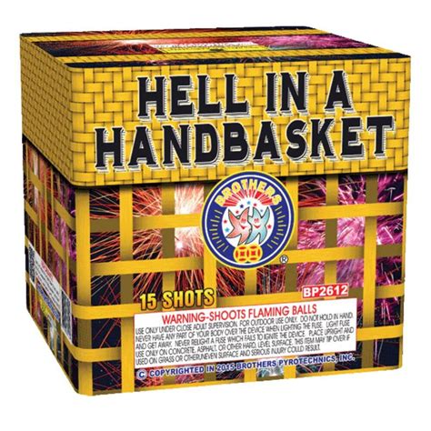 Hell in a Handbasket 15 shot 200 Gram Cake - Brothers Pyrotechnics ...