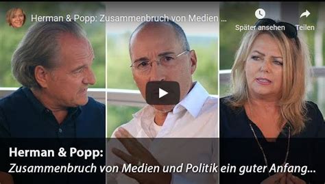 Herman & Popp: Zusammenbruch von Medien und Politik ein guter Anfang ...