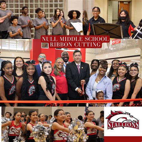 Null Middle School Ribbon Cutting | District News Details