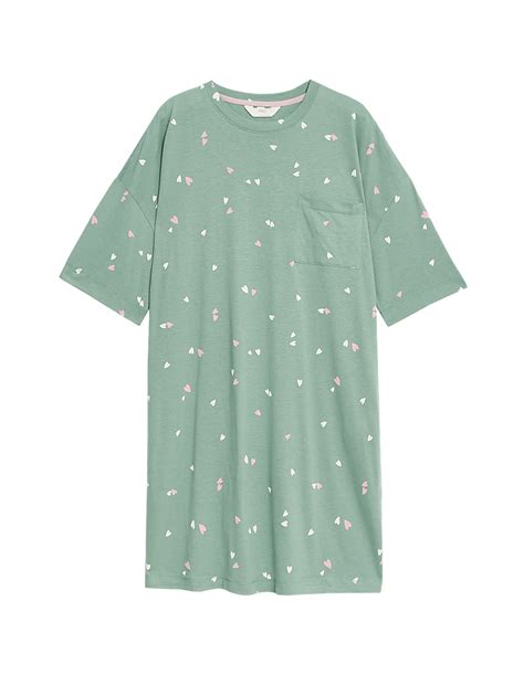 Buy Cool Comfort™ Printed Nightdress at Marks & Spencer