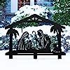 Buy RealSteel - Nativity Scene - Outdoor Christmas Decorations - Metal ...