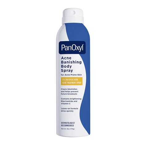 Amazon.com : PanOxyl Acne Banishing Body Spray with 2% Salicylic Acid ...