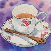 Image result for Watercolor Teacup