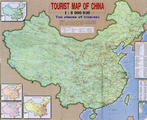 Detailed Map Of China Printable
