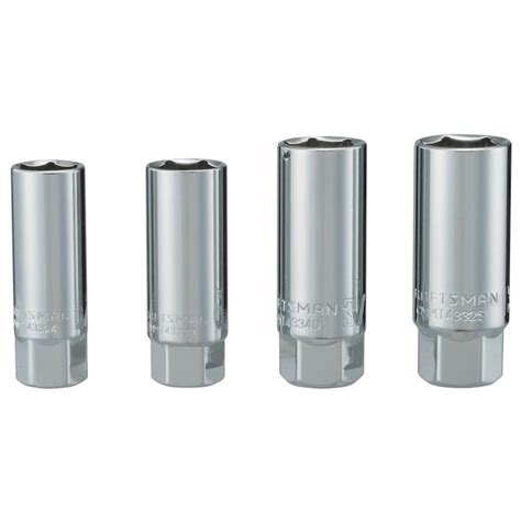 CRAFTSMAN 3/8-in Drive Standard (SAE) and Metric 3/8-in Spark Plug ...