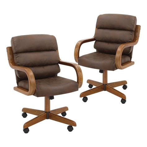 Chromcraft Douglas 2 Set Casual Dining Chairs Classic Swivel Tilt ...