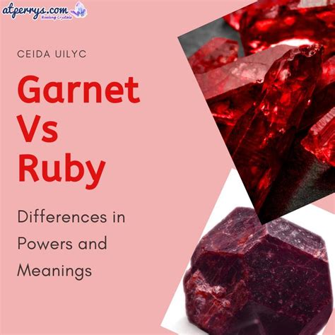 Image result for Garnet vs Ruby Color