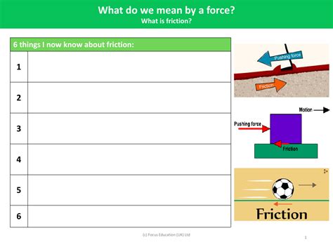 Image result for Friction Force Worksheet