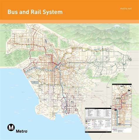 Los Angeles Transit System Map Products - Metro Shop