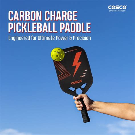 Cosco Carbon Charge Pickleball Paddle | Pro Precision & Power – Cosco ...